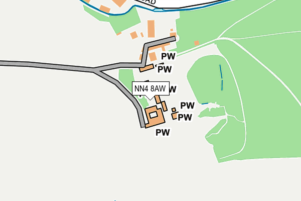 NN4 8AW map - OS OpenMap – Local (Ordnance Survey) NN4 8AW map - OS OpenMap – Local (Ordnance Survey)