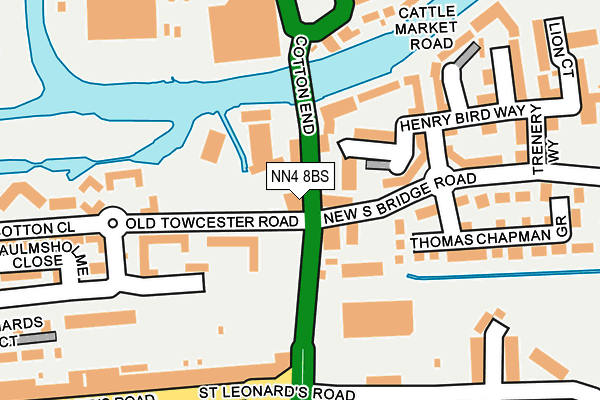 NN4 8BS map - OS OpenMap – Local (Ordnance Survey) NN4 8BS map - OS OpenMap – Local (Ordnance Survey)