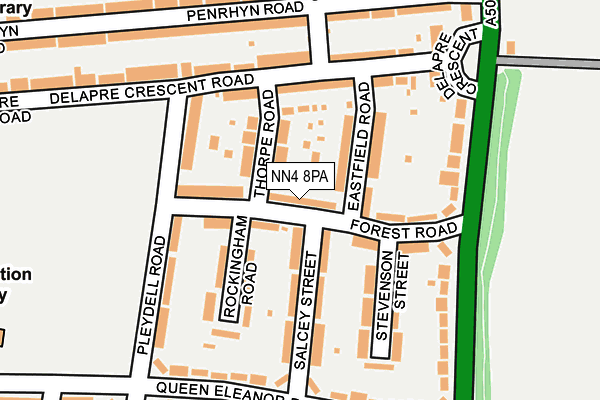 NN4 8PA map - OS OpenMap – Local (Ordnance Survey) NN4 8PA map - OS OpenMap – Local (Ordnance Survey)