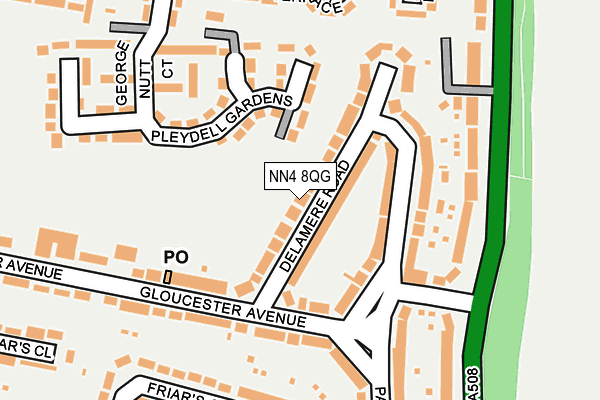 NN4 8QG map - OS OpenMap – Local (Ordnance Survey) NN4 8QG map - OS OpenMap – Local (Ordnance Survey)