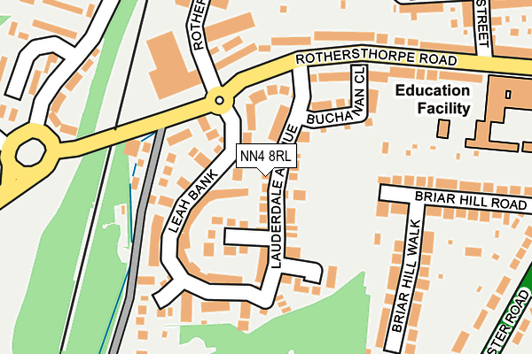 NN4 8RL map - OS OpenMap – Local (Ordnance Survey) NN4 8RL map - OS OpenMap – Local (Ordnance Survey)