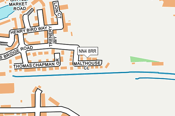 NN4 8RR map - OS OpenMap – Local (Ordnance Survey) NN4 8RR map - OS OpenMap – Local (Ordnance Survey)