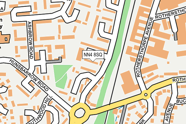 NN4 8SQ map - OS OpenMap – Local (Ordnance Survey) NN4 8SQ map - OS OpenMap – Local (Ordnance Survey)