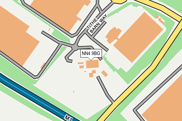 NN4 9BG map - OS OpenMap – Local (Ordnance Survey) NN4 9BG map - OS OpenMap – Local (Ordnance Survey)