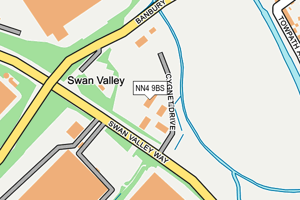 NN4 9BS map - OS OpenMap – Local (Ordnance Survey) NN4 9BS map - OS OpenMap – Local (Ordnance Survey)