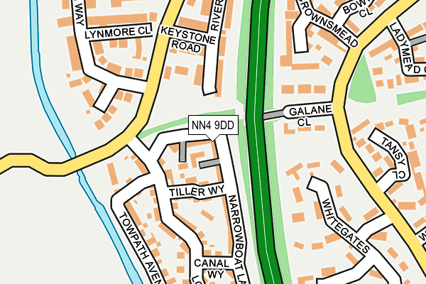 NN4 9DD map - OS OpenMap – Local (Ordnance Survey) NN4 9DD map - OS OpenMap – Local (Ordnance Survey)