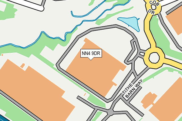 NN4 9DR map - OS OpenMap – Local (Ordnance Survey) NN4 9DR map - OS OpenMap – Local (Ordnance Survey)