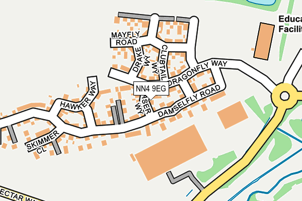 NN4 9EG map - OS OpenMap – Local (Ordnance Survey) NN4 9EG map - OS OpenMap – Local (Ordnance Survey)