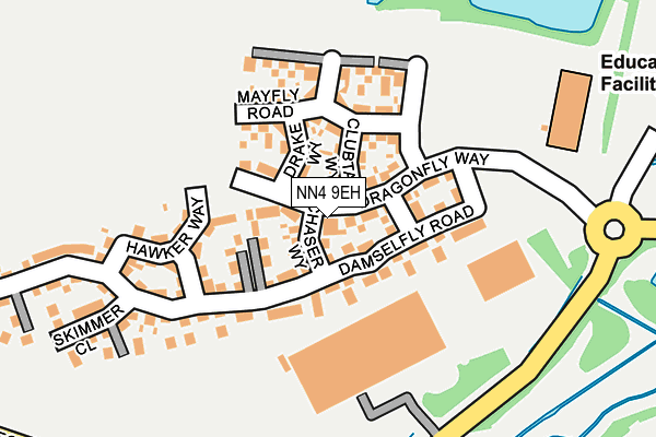 NN4 9EH map - OS OpenMap – Local (Ordnance Survey) NN4 9EH map - OS OpenMap – Local (Ordnance Survey)