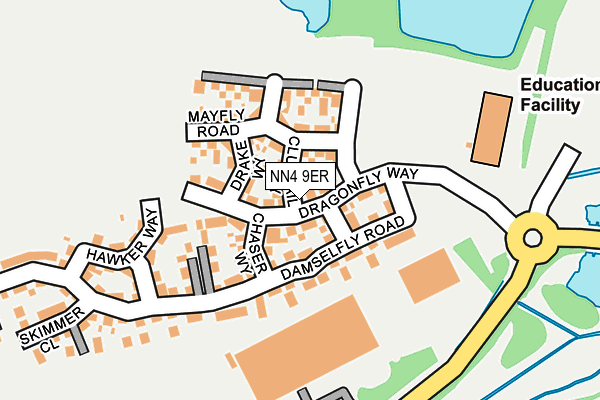 NN4 9ER map - OS OpenMap – Local (Ordnance Survey) NN4 9ER map - OS OpenMap – Local (Ordnance Survey)