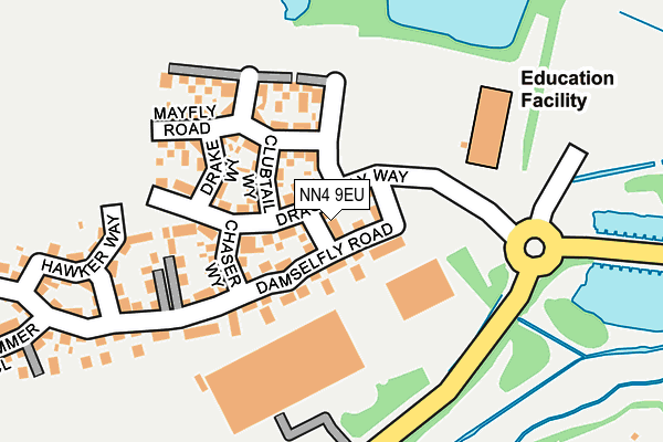 NN4 9EU map - OS OpenMap – Local (Ordnance Survey) NN4 9EU map - OS OpenMap – Local (Ordnance Survey)