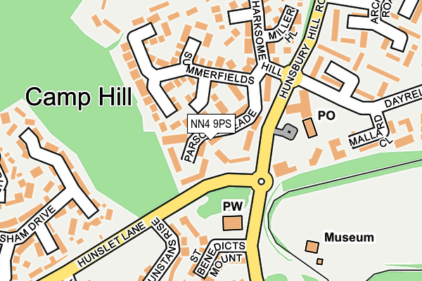 NN4 9PS map - OS OpenMap – Local (Ordnance Survey) NN4 9PS map - OS OpenMap – Local (Ordnance Survey)