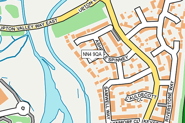 NN4 9QA map - OS OpenMap – Local (Ordnance Survey) NN4 9QA map - OS OpenMap – Local (Ordnance Survey)