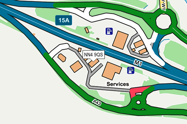 NN4 9QS map - OS OpenMap – Local (Ordnance Survey) NN4 9QS map - OS OpenMap – Local (Ordnance Survey)