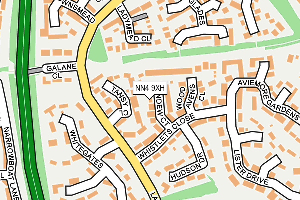 NN4 9XH map - OS OpenMap – Local (Ordnance Survey) NN4 9XH map - OS OpenMap – Local (Ordnance Survey)
