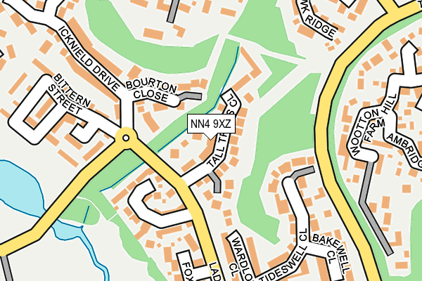 NN4 9XZ map - OS OpenMap – Local (Ordnance Survey) NN4 9XZ map - OS OpenMap – Local (Ordnance Survey)