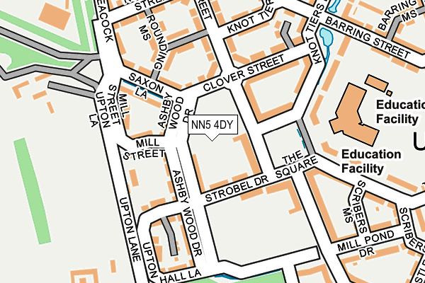 NN5 4DY map - OS OpenMap – Local (Ordnance Survey) NN5 4DY map - OS OpenMap – Local (Ordnance Survey)