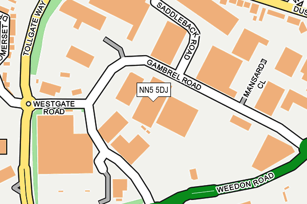 NN5 5DJ map - OS OpenMap – Local (Ordnance Survey) NN5 5DJ map - OS OpenMap – Local (Ordnance Survey)