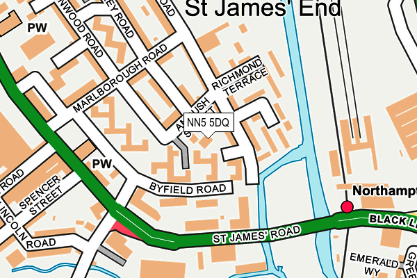 NN5 5DQ map - OS OpenMap – Local (Ordnance Survey) NN5 5DQ map - OS OpenMap – Local (Ordnance Survey)