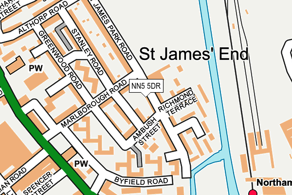 NN5 5DR map - OS OpenMap – Local (Ordnance Survey) NN5 5DR map - OS OpenMap – Local (Ordnance Survey)
