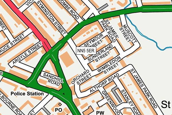 NN5 5ER map - OS OpenMap – Local (Ordnance Survey) NN5 5ER map - OS OpenMap – Local (Ordnance Survey)