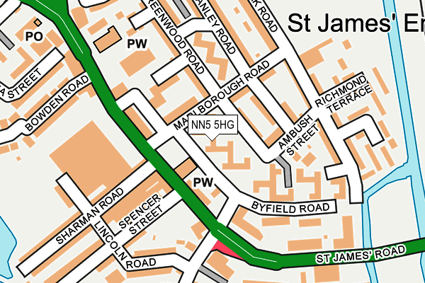 NN5 5HG map - OS OpenMap – Local (Ordnance Survey) NN5 5HG map - OS OpenMap – Local (Ordnance Survey)