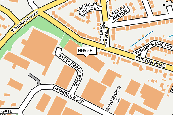 NN5 5HL map - OS OpenMap – Local (Ordnance Survey) NN5 5HL map - OS OpenMap – Local (Ordnance Survey)