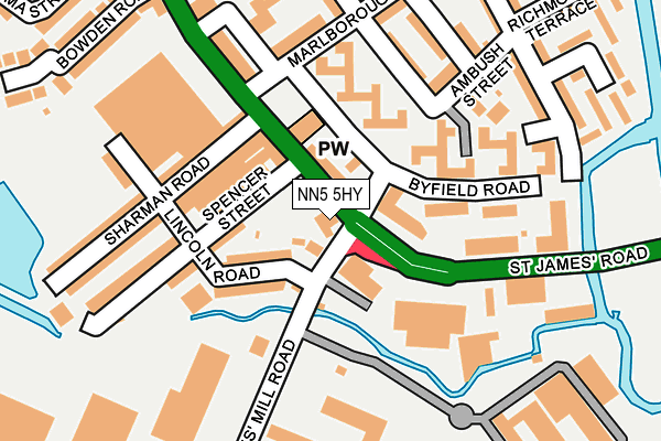 NN5 5HY map - OS OpenMap – Local (Ordnance Survey) NN5 5HY map - OS OpenMap – Local (Ordnance Survey)