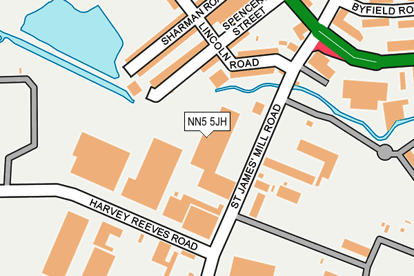 NN5 5JH map - OS OpenMap – Local (Ordnance Survey) NN5 5JH map - OS OpenMap – Local (Ordnance Survey)