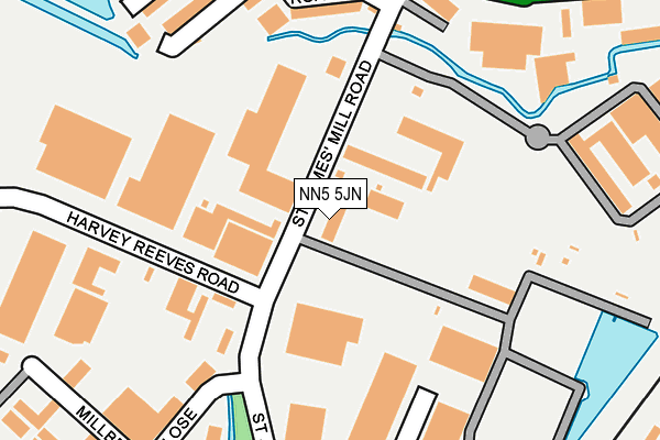 NN5 5JN map - OS OpenMap – Local (Ordnance Survey) NN5 5JN map - OS OpenMap – Local (Ordnance Survey)