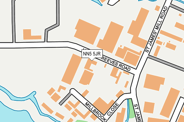 NN5 5JR map - OS OpenMap – Local (Ordnance Survey) NN5 5JR map - OS OpenMap – Local (Ordnance Survey)