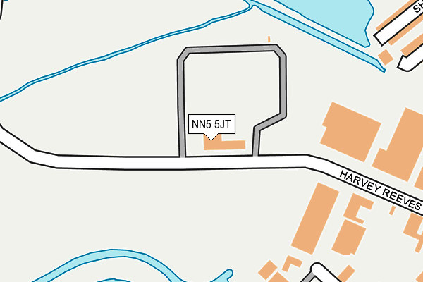 NN5 5JT map - OS OpenMap – Local (Ordnance Survey) NN5 5JT map - OS OpenMap – Local (Ordnance Survey)