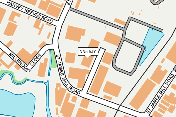NN5 5JY map - OS OpenMap – Local (Ordnance Survey) NN5 5JY map - OS OpenMap – Local (Ordnance Survey)