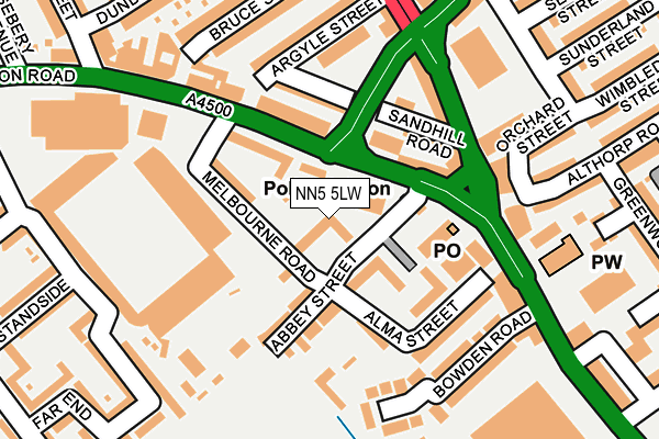 NN5 5LW map - OS OpenMap – Local (Ordnance Survey) NN5 5LW map - OS OpenMap – Local (Ordnance Survey)