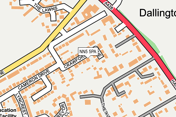 NN5 5PA map - OS OpenMap – Local (Ordnance Survey) NN5 5PA map - OS OpenMap – Local (Ordnance Survey)