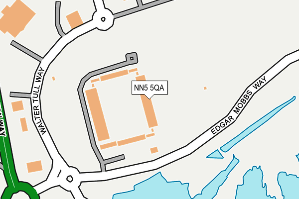 NN5 5QA map - OS OpenMap – Local (Ordnance Survey) NN5 5QA map - OS OpenMap – Local (Ordnance Survey)