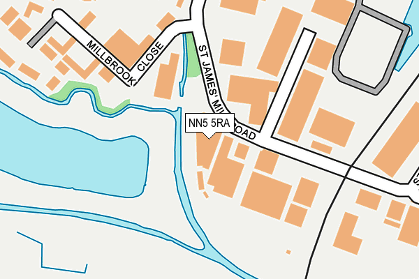 NN5 5RA map - OS OpenMap – Local (Ordnance Survey) NN5 5RA map - OS OpenMap – Local (Ordnance Survey)