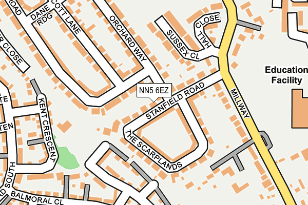 NN5 6EZ map - OS OpenMap – Local (Ordnance Survey) NN5 6EZ map - OS OpenMap – Local (Ordnance Survey)