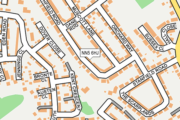 NN5 6HJ map - OS OpenMap – Local (Ordnance Survey) NN5 6HJ map - OS OpenMap – Local (Ordnance Survey)