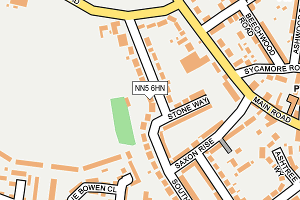 NN5 6HN map - OS OpenMap – Local (Ordnance Survey) NN5 6HN map - OS OpenMap – Local (Ordnance Survey)