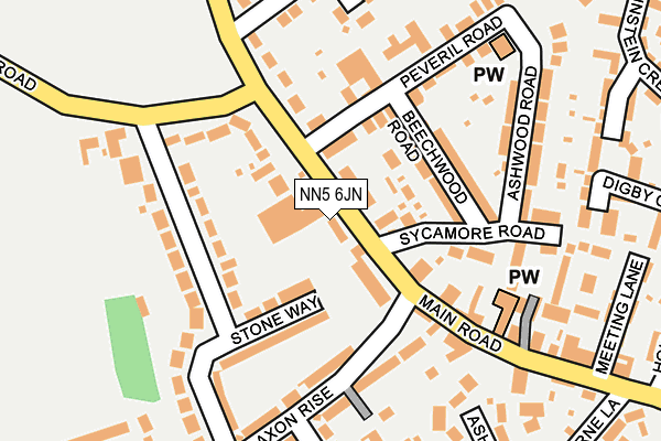 NN5 6JN map - OS OpenMap – Local (Ordnance Survey) NN5 6JN map - OS OpenMap – Local (Ordnance Survey)