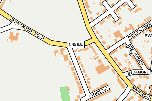 NN5 6JU map - OS OpenMap – Local (Ordnance Survey) NN5 6JU map - OS OpenMap – Local (Ordnance Survey)