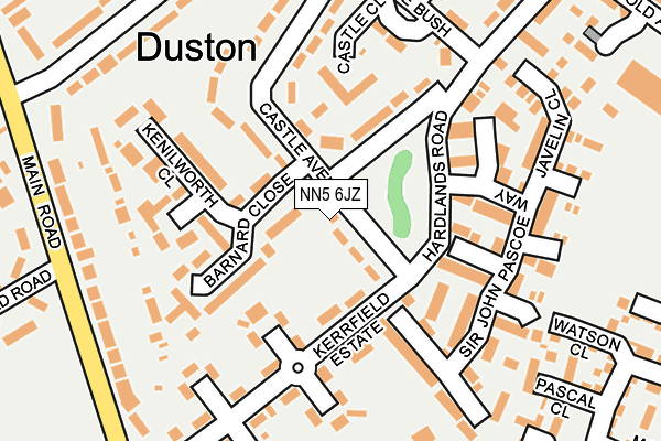 NN5 6JZ map - OS OpenMap – Local (Ordnance Survey) NN5 6JZ map - OS OpenMap – Local (Ordnance Survey)