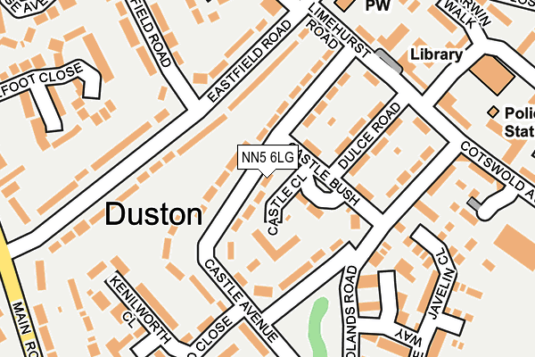 NN5 6LG map - OS OpenMap – Local (Ordnance Survey) NN5 6LG map - OS OpenMap – Local (Ordnance Survey)