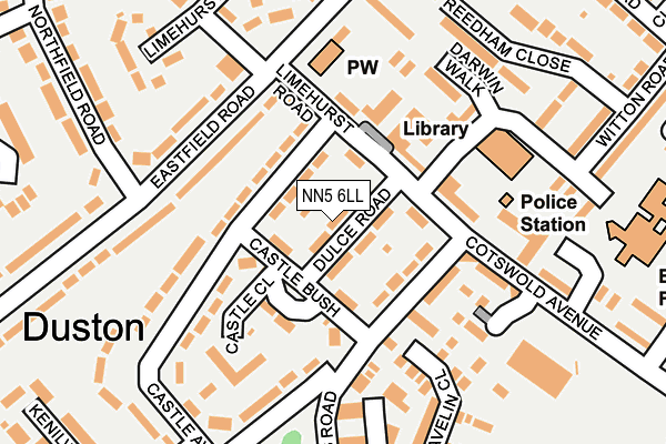 NN5 6LL map - OS OpenMap – Local (Ordnance Survey) NN5 6LL map - OS OpenMap – Local (Ordnance Survey)
