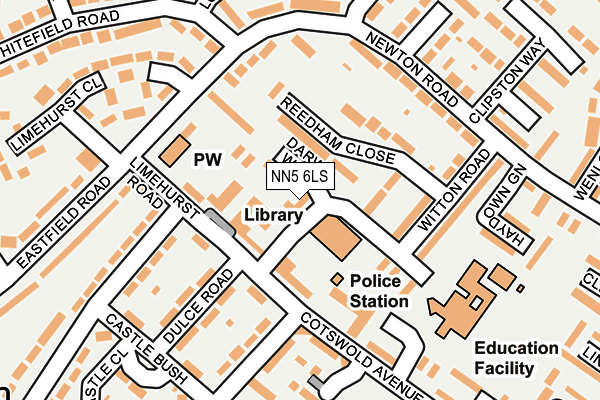 NN5 6LS map - OS OpenMap – Local (Ordnance Survey) NN5 6LS map - OS OpenMap – Local (Ordnance Survey)