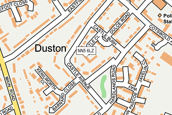 NN5 6LZ map - OS OpenMap – Local (Ordnance Survey) NN5 6LZ map - OS OpenMap – Local (Ordnance Survey)