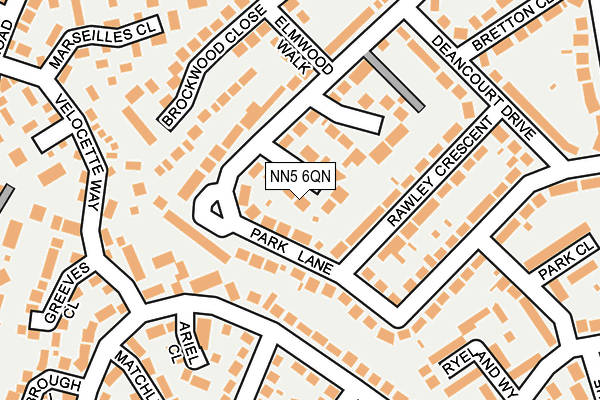 NN5 6QN map - OS OpenMap – Local (Ordnance Survey) NN5 6QN map - OS OpenMap – Local (Ordnance Survey)