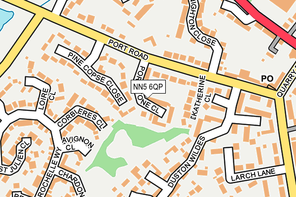 NN5 6QP map - OS OpenMap – Local (Ordnance Survey) NN5 6QP map - OS OpenMap – Local (Ordnance Survey)