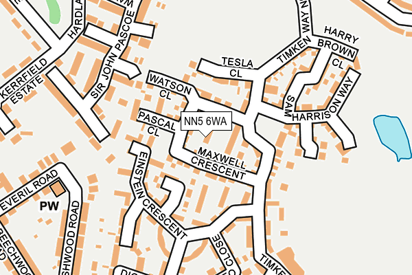 NN5 6WA map - OS OpenMap – Local (Ordnance Survey) NN5 6WA map - OS OpenMap – Local (Ordnance Survey)